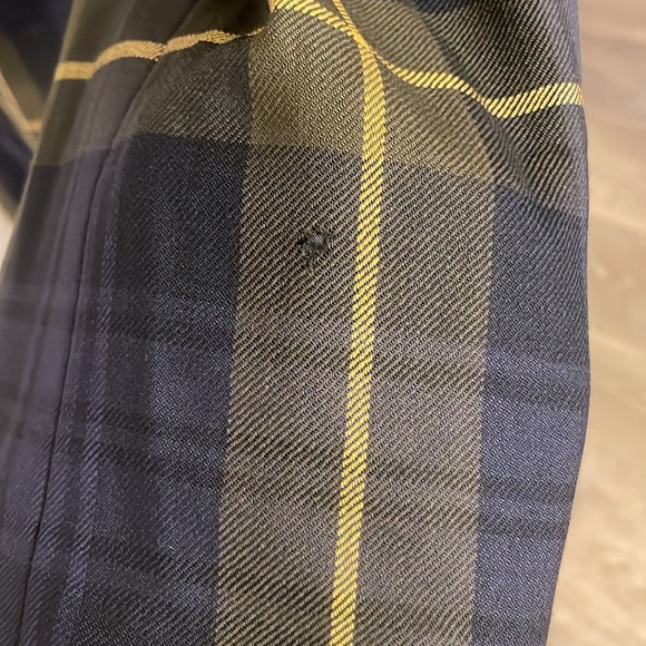 Escada Vintage Plaid Blue Blazer size 42 or Medium - Picture 7 of 12